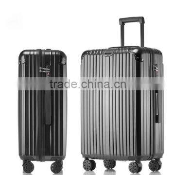 zipper rotary wheel colorful travel trolley china luggage factory