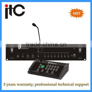 Professional 10 Zone PA System Paging System with Speaker Selector