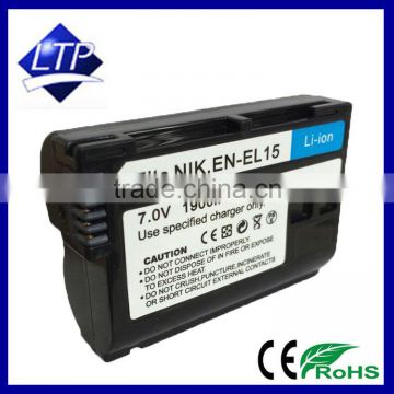 OEM Battery EN-EL15 for Nikon Coolpix D7000 D800 Digital SLR D800 D800E 1 V1 MB-D12