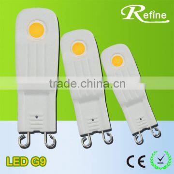 High Quality silicone bulb corn lighting CE RoHs led lamp g9 cob 4w led g9