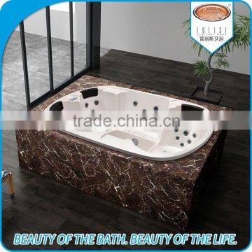 Safety luxury and royal massage bathtub with computer control