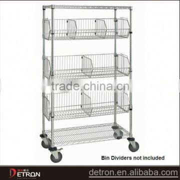 Adjustable shelving wire grids storage