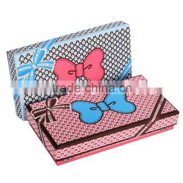 Recycle luxury strong cardboard full color printed gift paper box