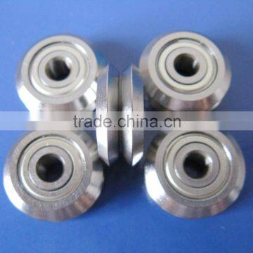 RM1ZZ Stainless Steel Bearings 3/16" V Groove Guide Track Roller Bearings RM1