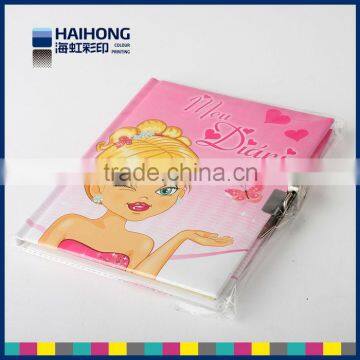 OIffice paper notebook with lock and key