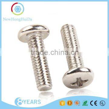 Black kilvery steel pan head Cross Recessed machine screw