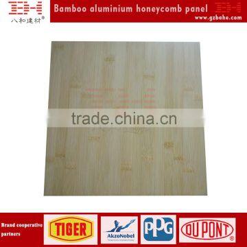 Environmental protection bamboo aluminum honeycomb panel