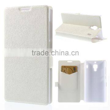 For Xiaomi Red Rice Hongmi / Hongmi 1S Cross Texture PU Leather Case w/ Card Slot