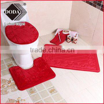 High quality 15mm thickness pvc backing non slip bath mat