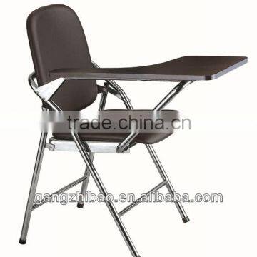 Top selling Folding training chair with tablet -AH-007 FOSHAN FACTORY