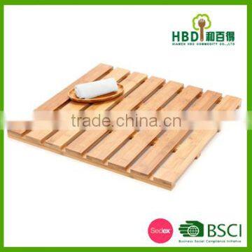 New product bamboo bathroom anti slip door mat,bath mat set wholesale