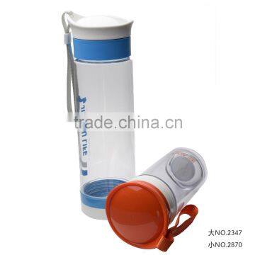 BPA Free Plastic/PP/ Tritan Drinking Water Bottles Sports Cups bottles two size available