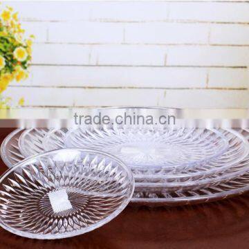 display fruit clear acrylic service tray