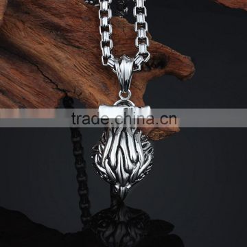 Newest fashion stainless steel casting and polish eagle pendant