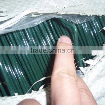 pe/pvc coated 16 gauge rod iron binding wire