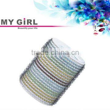 MY GIRL Newest Hair Salon Equipment magnetic nylon hook and loop hair rollers