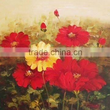 Wall art flower oil painting