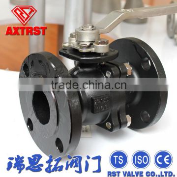 RST 2PC WCB&SS Flange Ball Valve