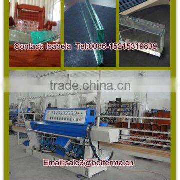 Glass Straight-line Edging Machine (coarse grinding&polishing&fine grinding&angle-making) (RTJM93P)