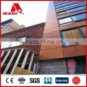 Exterior Wall Cladding Materials Wood Aluminum Composite