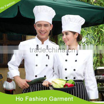 Black customized with good quality double breasted chef mascot costume