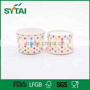 Eco-friendly Disposable Custom Design Paper Ice Cream Cups
