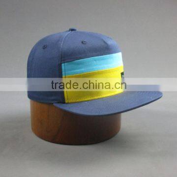 Custom High Quality 5- Panel Cotton Twill Snapback Hat With Woven Badge photo-5
