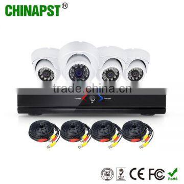 H.264 AHD KIT (720P/960P) 720P 1.0 megapixel AHD Camera Kit 4 channel CCTV AHD DVR System Support 4CH 720P PST-AHDK04A