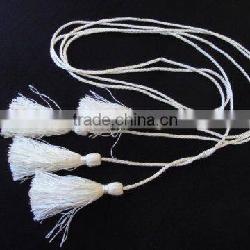 Braided Cord Tassels Tie Backs for Window Treatments Draperies Curtains Fringe