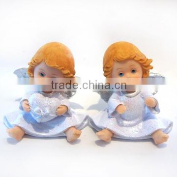 Most European colour polyresin gift angel,polyresin angel girl