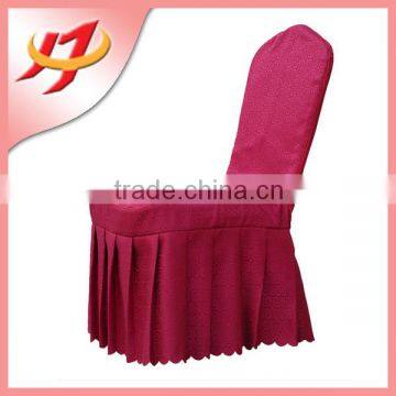 Wholesale Cheap Fancy Universal Banquet Chair Cover for Wedding Hotel, Jacquard Round Back Chair Covers photo-4