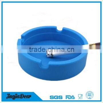 High quality round silicone ashtray , personalized silicone pocket ashtray