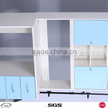 kid wooden classic study table storage computer PC