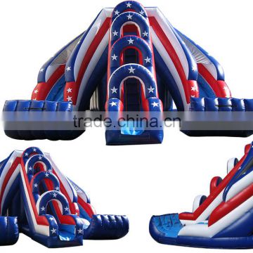 Outdoor commercial grade adult giant inflatable slide USA style made in China inflatable factory for adventure sports activities