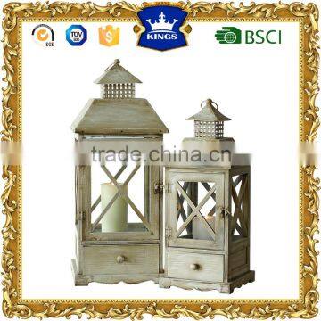 Wholesale New Design Decoration Wedding wooden candle Lantern