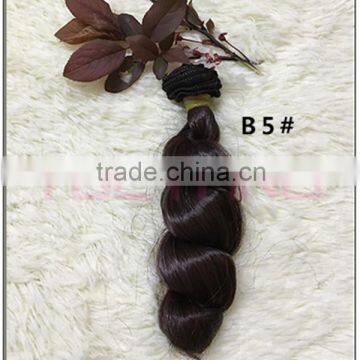 15*100cm Blue Curly Synthetic Hair Weave for Braiding photo-5