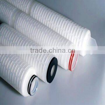 PES 0.2/0.45um folding filter cartridge,liquid filtration