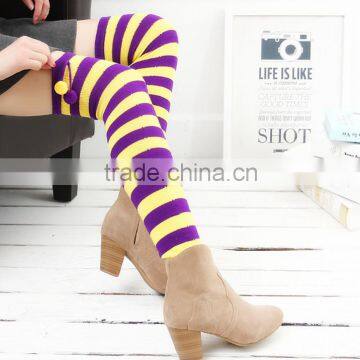 Wholesale Ladies Leg Warmer Women Boot Socks Beautiful Acrylic Leg Warmer Knit Boot Topper(KLW-0006) photo-3