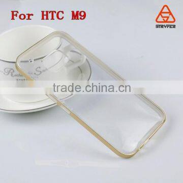 2015 Cell Phone Accessory for HTC One M9 TPU + Aluminum Metal Bumper/frame Case photo-6