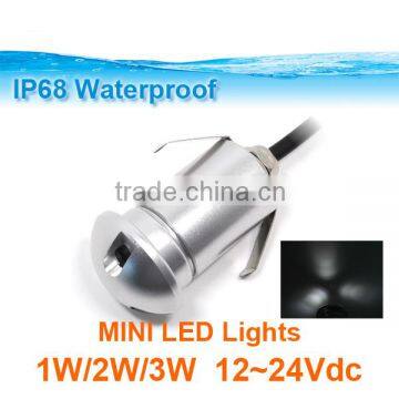 Mini Size Recessed Underground LED Light 12-24VDC IP68