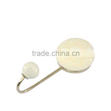 Ceramic Plain Round Hook Knob