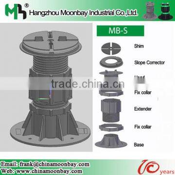 plastic pedestal---support system for granite