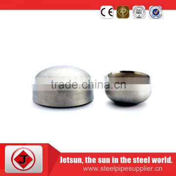 2 inch stainless steel pipe fitting cap for oil and gas pipe