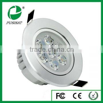 angle adjustable 7W high-end hotel led ceiling light