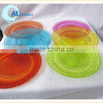 damask colorful charger plates for restaurant for wedding decoration