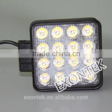 Hot selling offroad 4x4 accessories LED work light LED headlight 48W with 1 year warranty