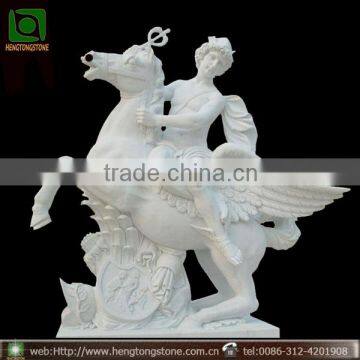Western Horse Angel Garden Statue