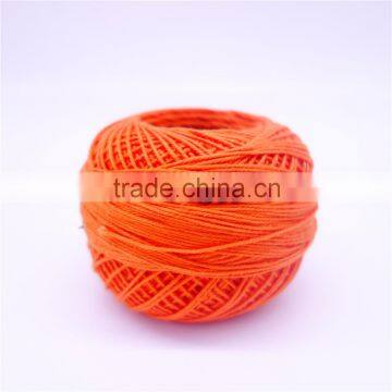 Manufacture direct supply accept customized hand knitting yarn 100% cotton yarn crochet hand knitting