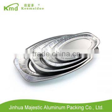 2016 Disposable supermarket aluminum foil plate/ alumimum foil platter