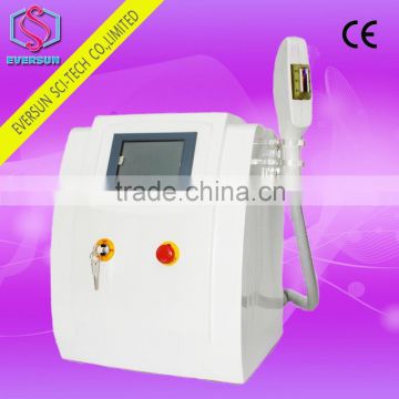 Pigmented Hair Exporter Beauty Salon Equipment Diode Laser IPL/Elight/SHR Machine 2015 Opt System Ipl Machine EVERSUN EP15 Face